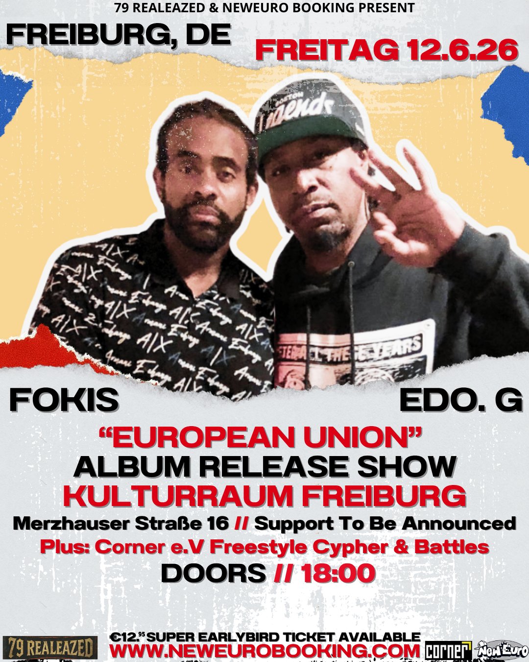 Edo. G & Fokis - June 12, 2026 - Kulturraum Freiburg
