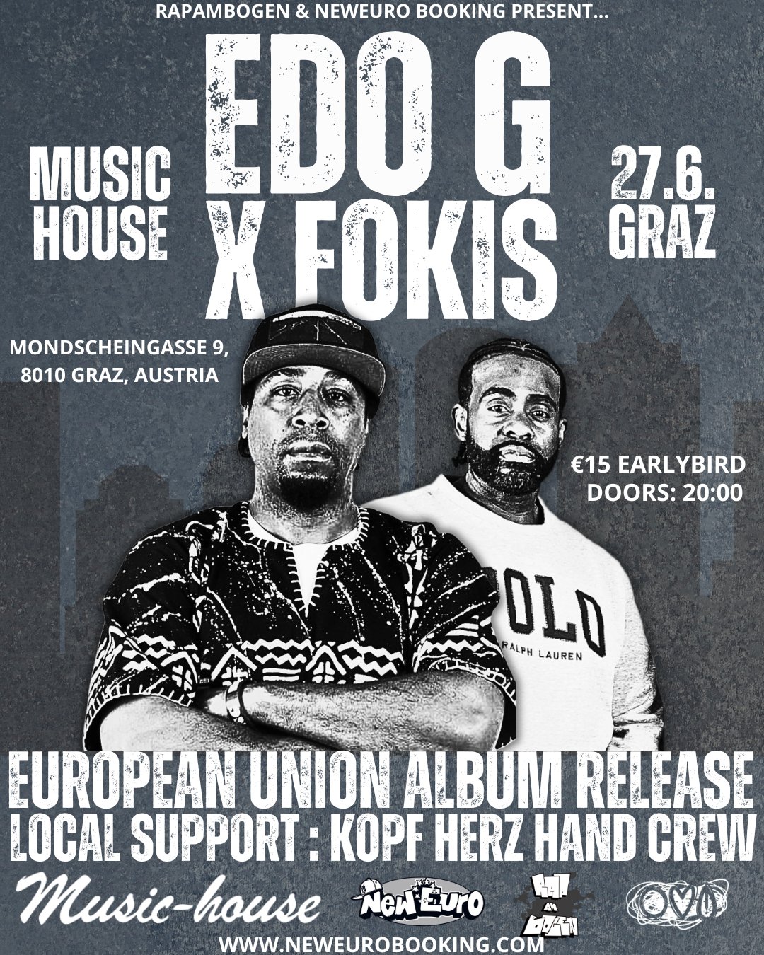Edo. G & Fokis - June 27, 2026 - Music House, Graz