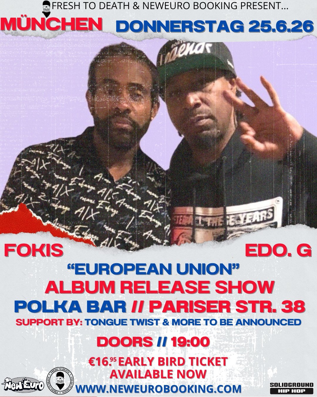Edo. G & Fokis - June 25, 2026 - Polka Bar, München