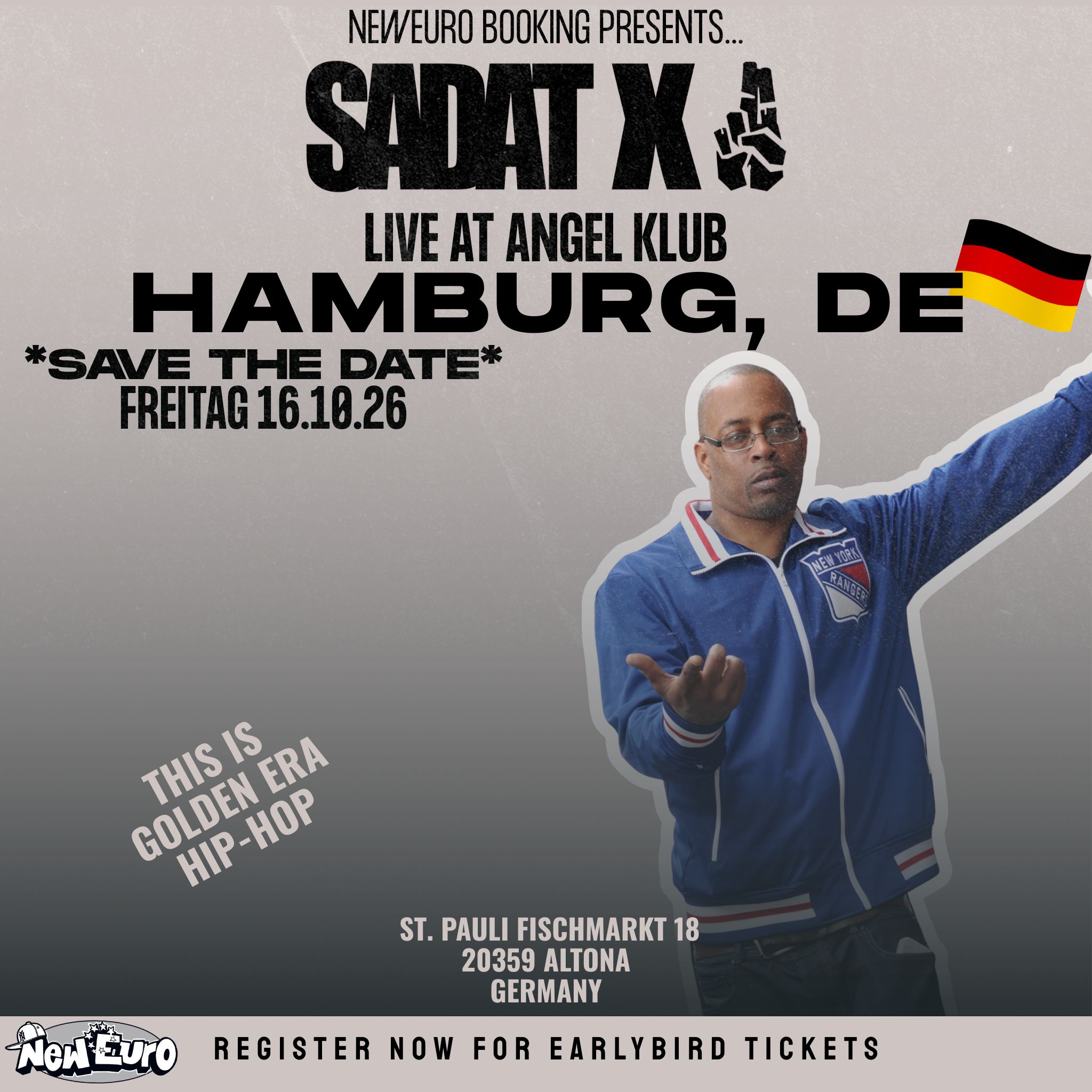 Sadat X Never Left Tour — Hamburg, DE — October 16, 2026
