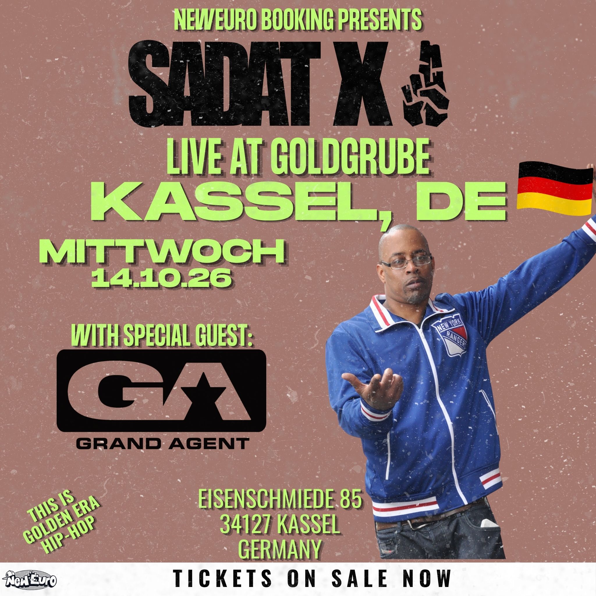 Sadat X Never Left Tour — Kassel, DE — October 14, 2026