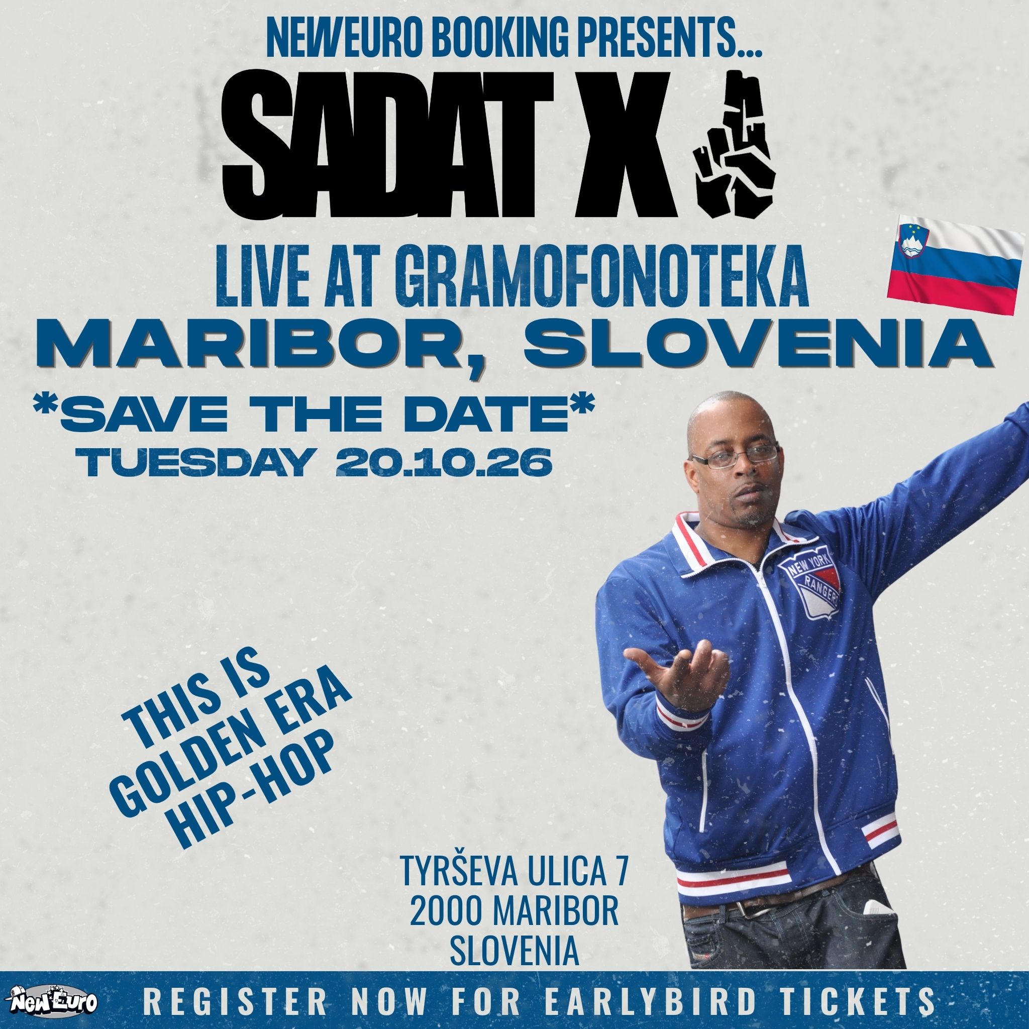 Sadat X Never Left Tour — Maribor, Slovenia — October 20, 2026